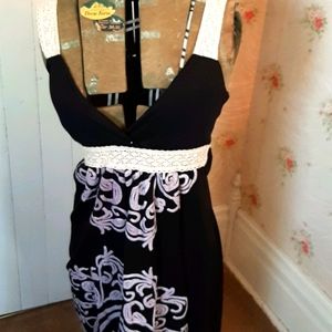 Shoreline lace strap dress